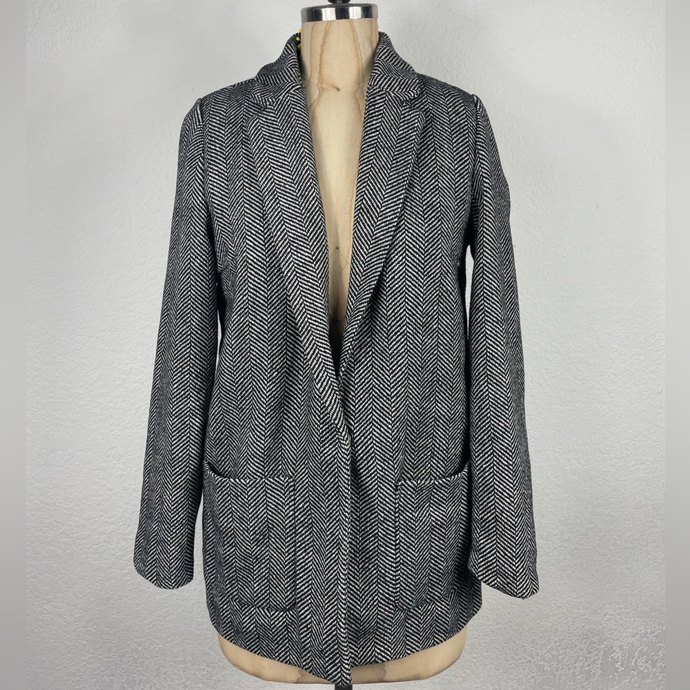 Chevron Long Blazer